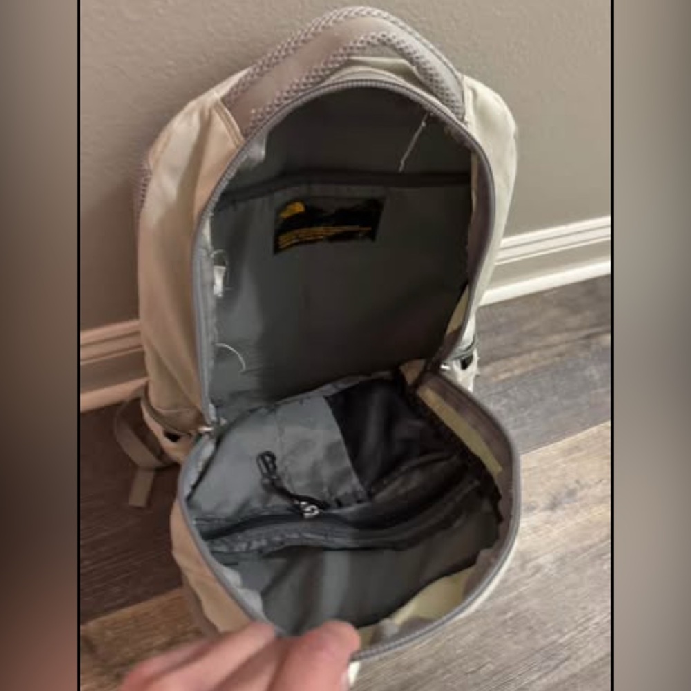 The North Face Jester Backpack - shades of Gray & Teal detailing